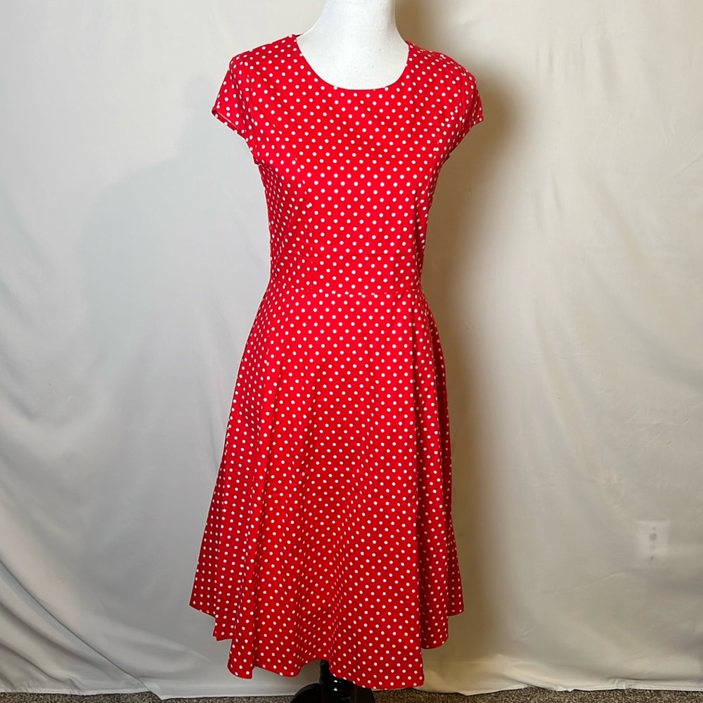 Unbranded red polka-dot dress